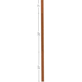 F-5042 42" Fluted S4S Contemporary Baluster