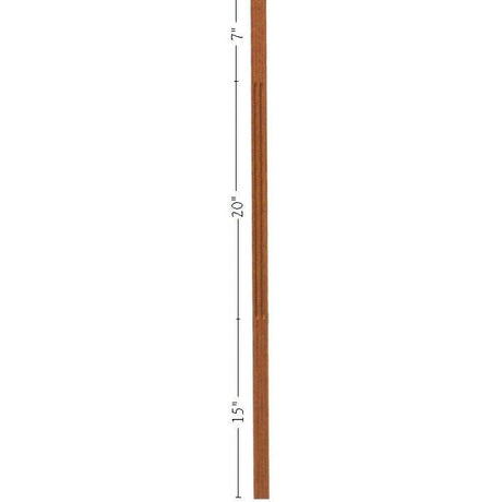 F-5042 42" Fluted S4S Contemporary Baluster