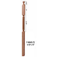 F-8645-72 72" Fluted Ball Top Newel Post