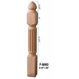 F-8660 50" Fluted Grande Newel Post