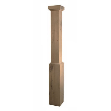FCW-4091 Forest Character White Oak Craftsman Box Newel Post