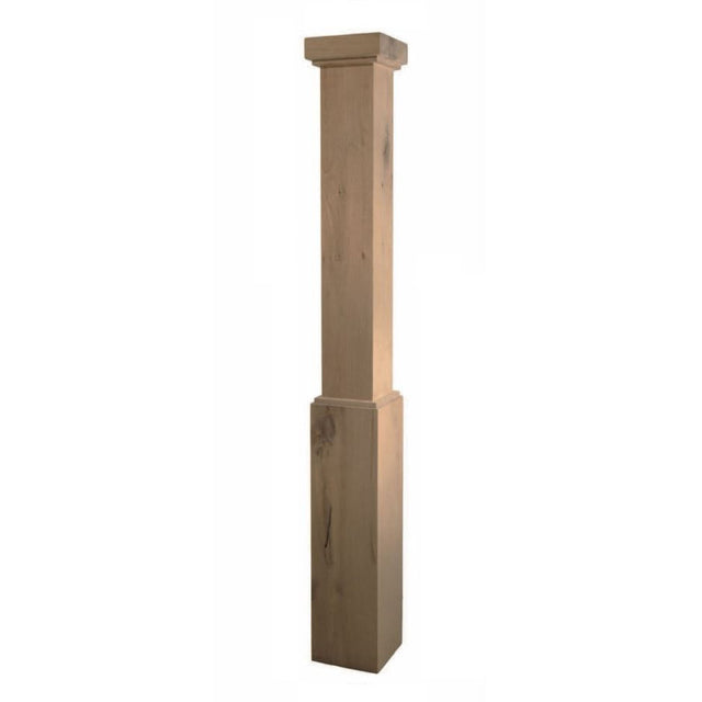 FCW-4091 Forest Character White Oak Craftsman Box Newel Post