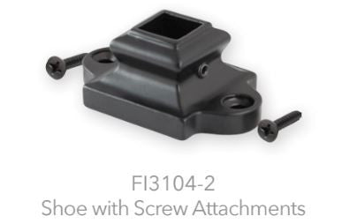 FI3104-2 Iron Winged Shoe for 1/2" Balusters