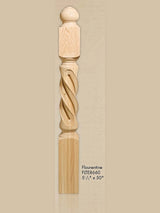FLTE-8660 50" Flourentine Grande Newel Post