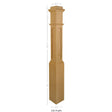 FP-4091 Flat Panel Box Newel Post