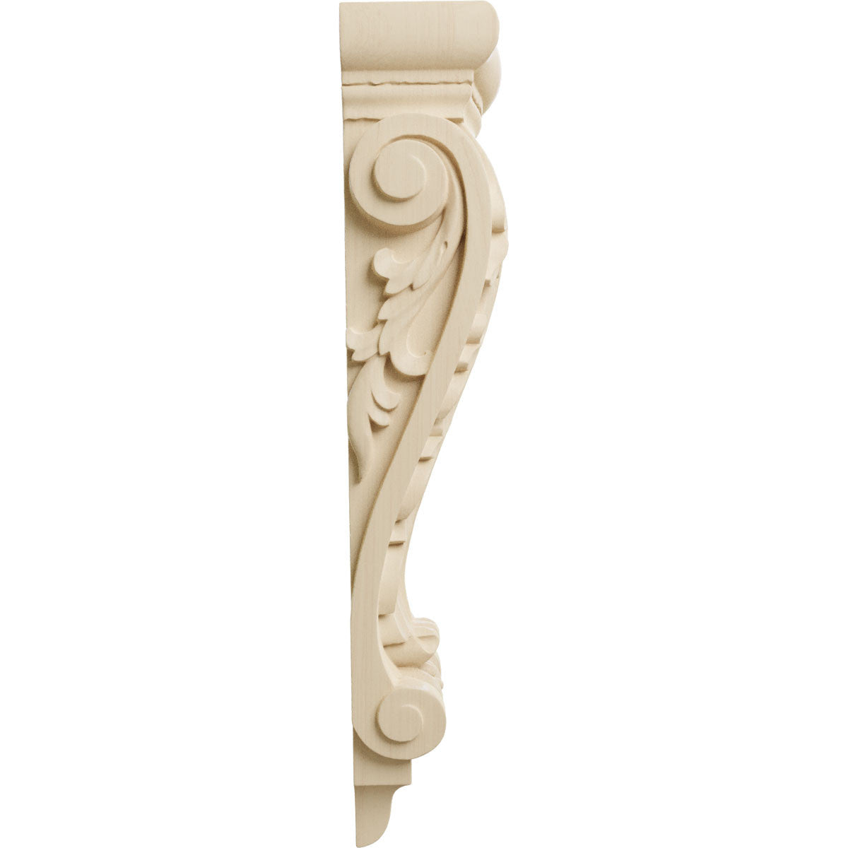 Farmingdale Pilaster Wood Corbel, 20" Side View