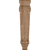 Farmingdale Pilaster Wood Corbel, 35" front view