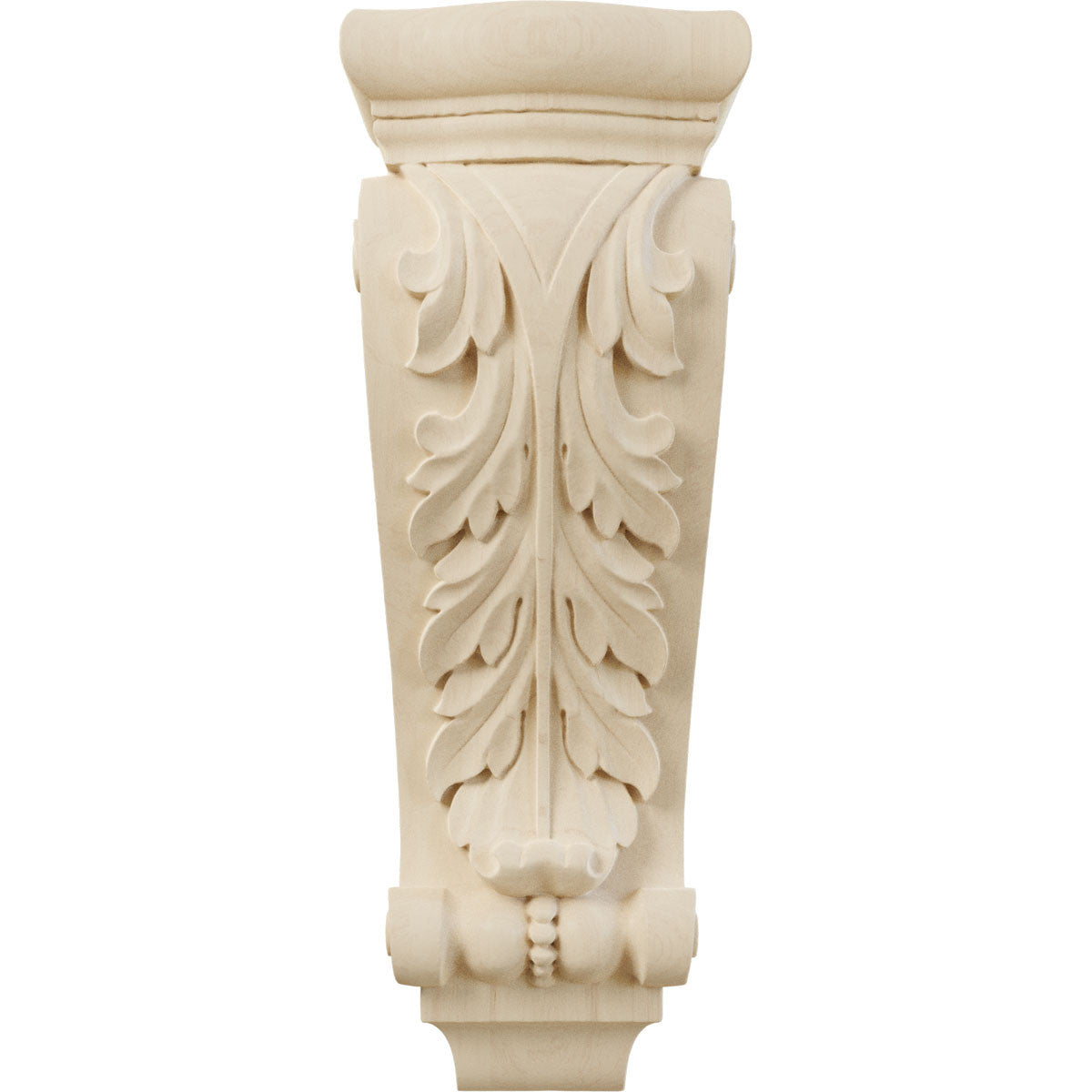 Farmingdale Pilaster Wood Corbel, 20" Front View