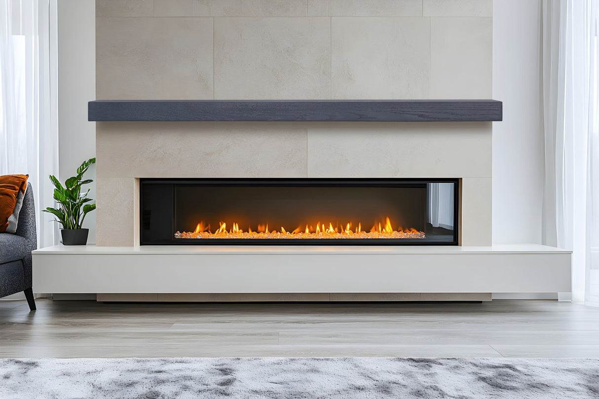 NCL Linear Non-Combustable Fireplace Mantel Shelf