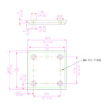 HFSTB-4000-CAP-R Metal Cap Square Edge Recessed CADD