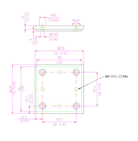 HFSTB-4000-CAP-R Metal Cap Square Edge Recessed CADD