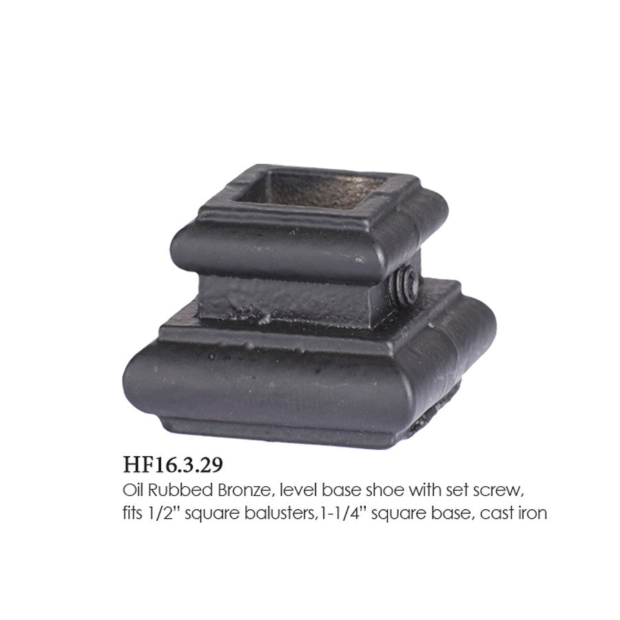 HF16.3.29 1/2" Flat Solid Iron Shoe