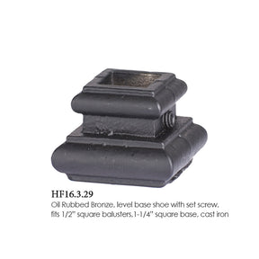 HF16.3.29 1/2" Flat Solid Iron Shoe