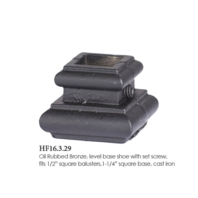 HF16.3.29 1/2" Flat Solid Iron Shoe