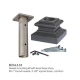 HF16.3.33 1" Round Newel Mounting Kit