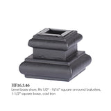 HF16.3.46 Adjustable Large Solid Iron Flat Shoe  (2)