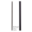 HF16.5.11-T 1-3/16" Ash Gray Plain Round Iron Newel Post