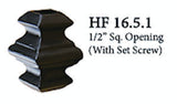 HF16.5.1 Adj. Knuckle with Set Screw, Square 1/2"