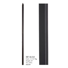 HF16.5.8 Plain Tubular Steel Newel