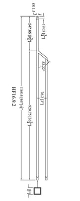 HF16.9.2 16.9.2 Angle Double Leg Iron Baluster CADD