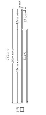 HF16.9.3 Level Double Leg Iron Baluster CADD