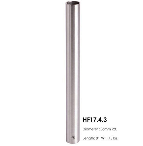 HF17.4.3 Round Newel Post Sleeve, Stainless Steel