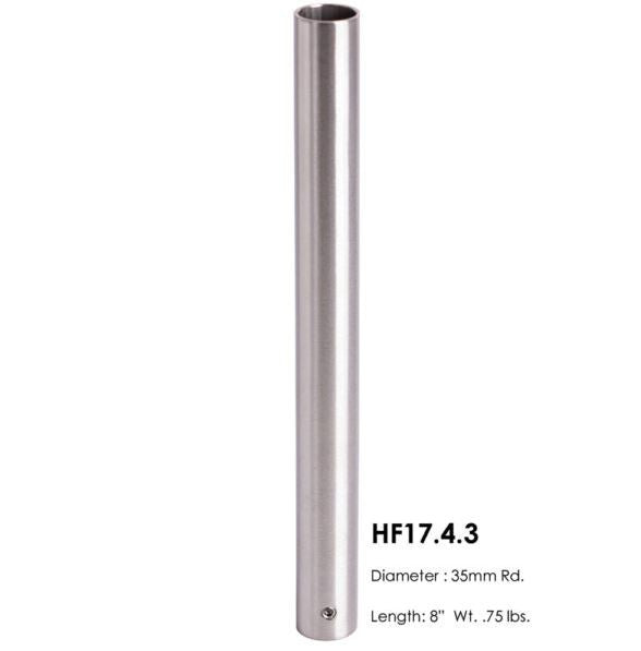 HF17.4.3 Round Newel Post Sleeve, Stainless Steel