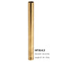 HF18.4.3 Round Newel Post Sleeve, Brass