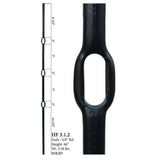 HF 3.1.2 Triple Ring Wentworth Balusters