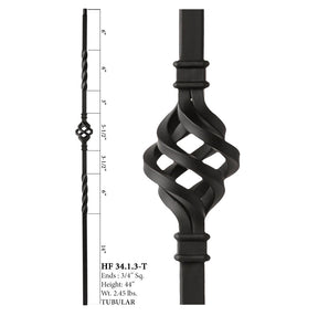HF34.1.3-T MEGA Single Basket Steel Baluster