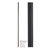 HF34.2.1-T MEGA Plain Square Bar Tubular Steel Baluster