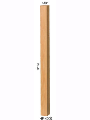 HF4000 S4S Red Oak Newel Post