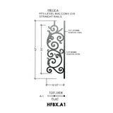 HFBX.A1 Bordeaux Iron Panel