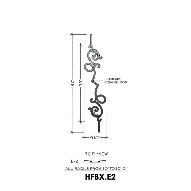 HFBX.E2 Bordeaux Rake Panel