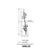 HFBX.E2 Bordeaux Rake Panel