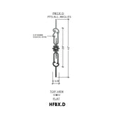 HFBX.D Bordeaux Rake Iron Panel