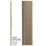 HF16.5.8-T Plain Tubular Steel Newel, Dorado Gold