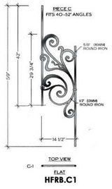 HFRB.C1 Rebecca Rake Iron Panel