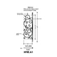 HFRE.A1 Regency Level Balcony Iron Panel