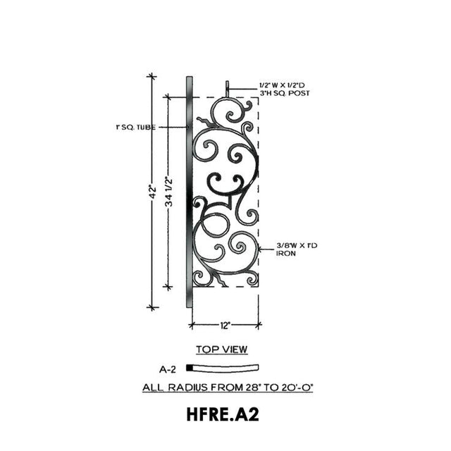 HFRE.A2 Rake  Iron Panel