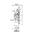 HFRE.B1 Regency Rake Iron Panel