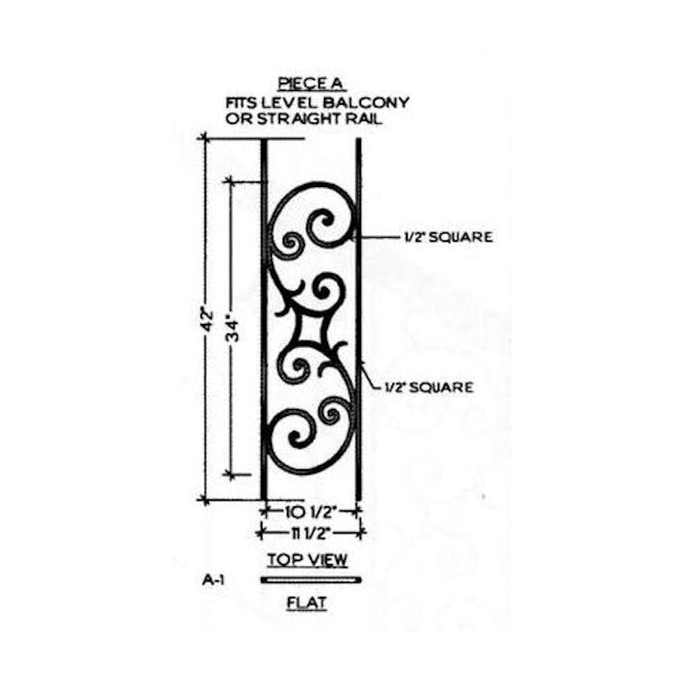 HFSE.A1 Seville Iron Panel