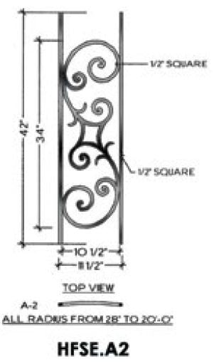 HFSE.A2 Seville Iron Panel