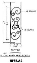 HFSE.A2 Seville Iron Panel