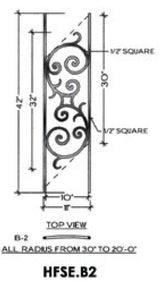 HFSE.B2 Seville Iron Panel