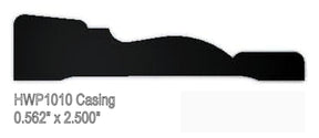 1010 2-1/2" Hardwood Casing