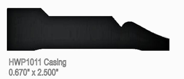 1011 2-1/2" Hardwood Casing