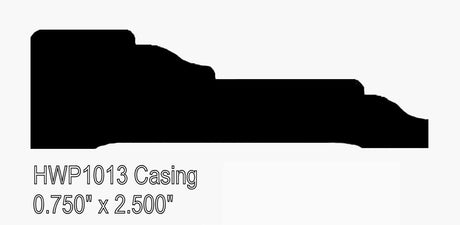 1013 2-1/2" Hardwood Casing