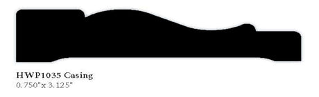 1035 3.125" Hardwood Casing