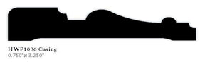 1036 3-1/4" Hardwood Casing